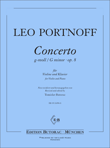Cover - Portnoff, Concerto in G minor op. 8